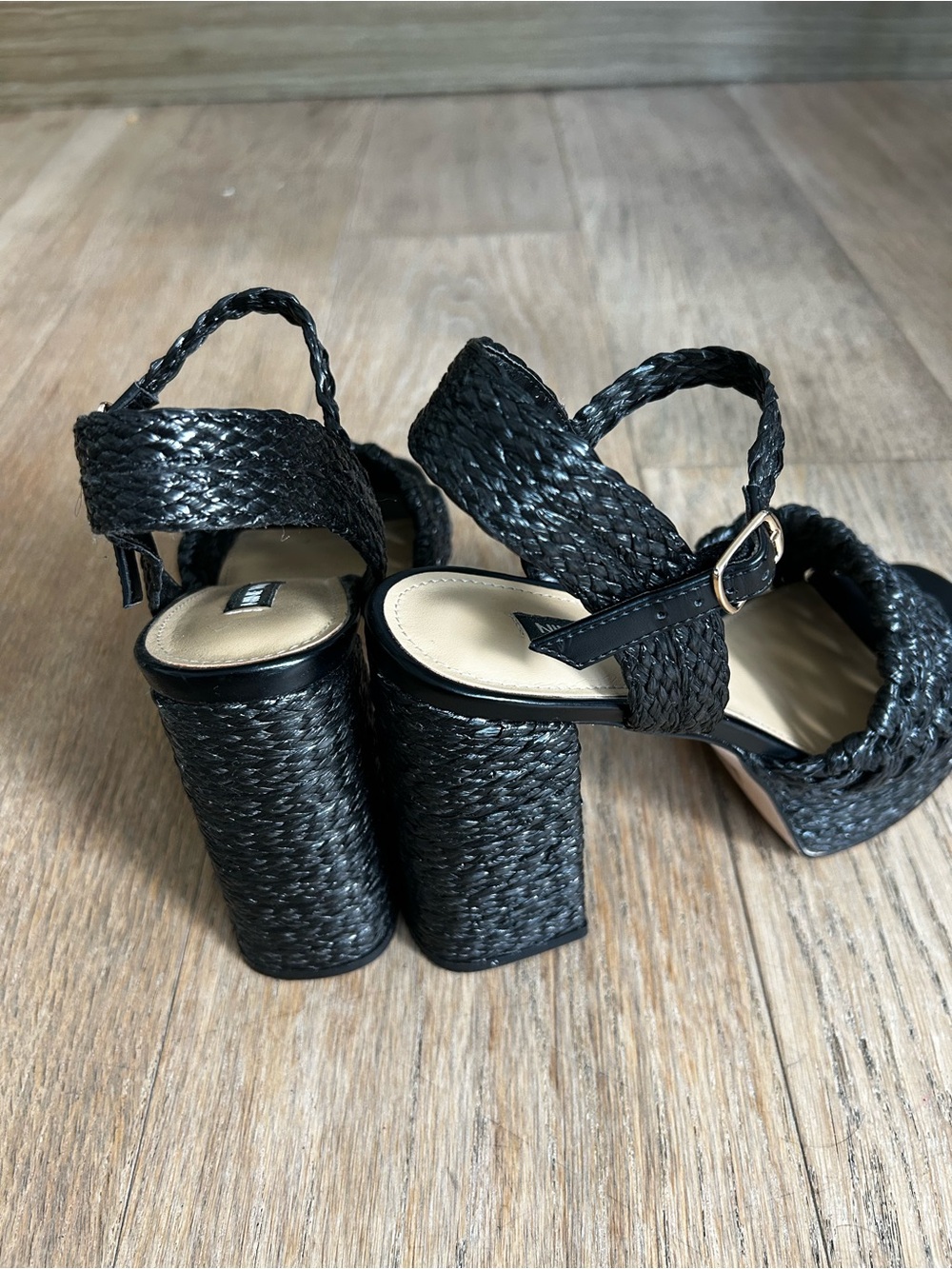 Nine West Woven Platform Block Heel - Picture 3 of 4